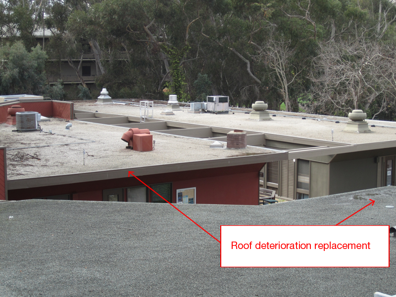 Student Center roof replace
