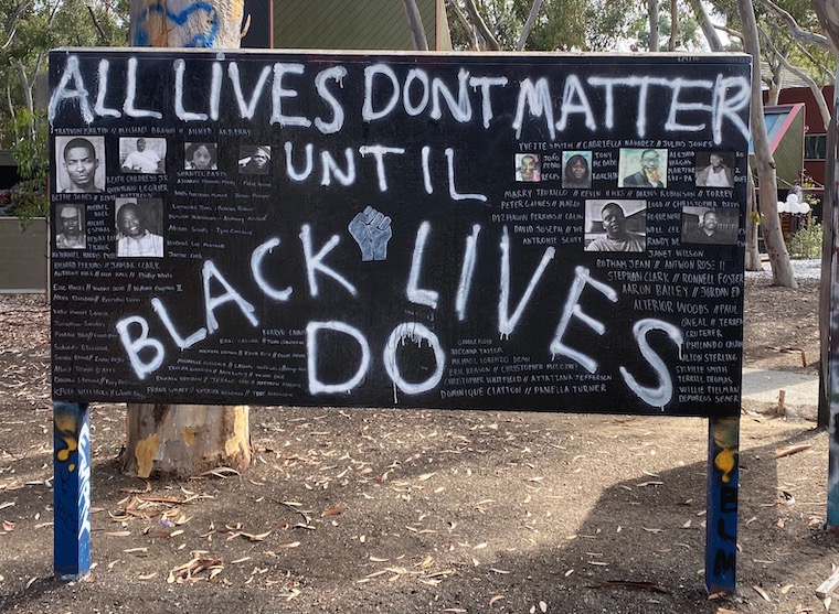 Graffiti Art Park Black Lives Matter Artwork #1