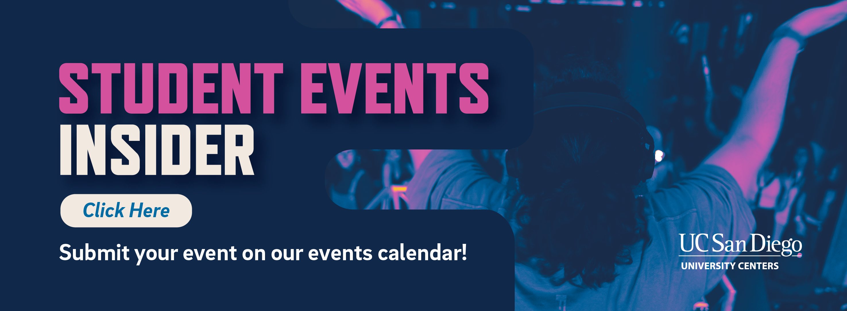 Fill out an event submission form to be featured in our events calendar